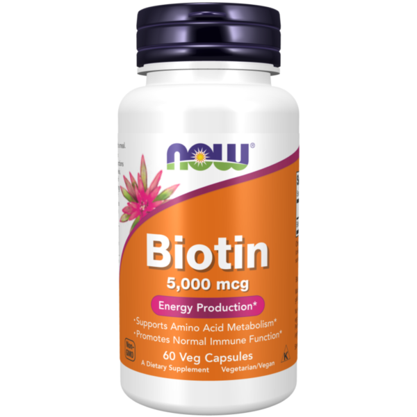Now Biotin 5000mcg Caps 60's